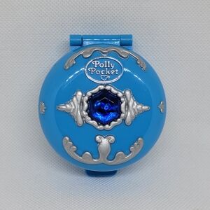 VINTAGE 1992 POLLY POCKET "Jeweled Sea" compact by Bluebird Toys *COMPACT ONLY*